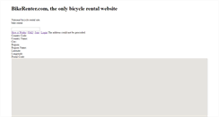 Desktop Screenshot of bikerenter.com